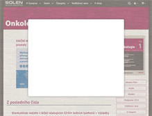 Tablet Screenshot of onkologiecs.cz
